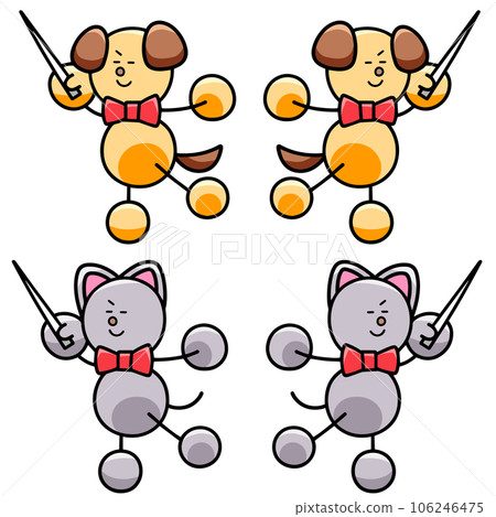 指揮 Nawanmaru 和 Nyanmaru 插圖集狗貓 指揮 Nawanmaru 和 Nyanmaru 插圖集狗貓 106246475
