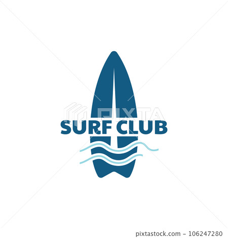 Surfboard Vintage Logo Template. 106247280