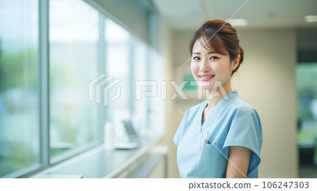 微笑的日本護士AI圖像 106247303