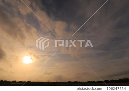 在夕陽下沾染的雲 106247334