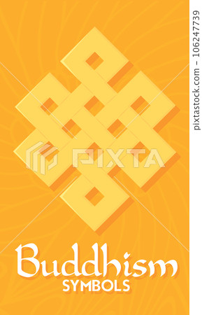 Isolated buddhism symbol Buddhism concept Vector 106247739