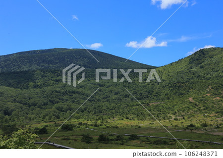 mountain covered with clouds mountain covered with clouds 106248371