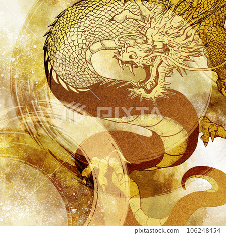 Illustration of a mighty dragon 106248454