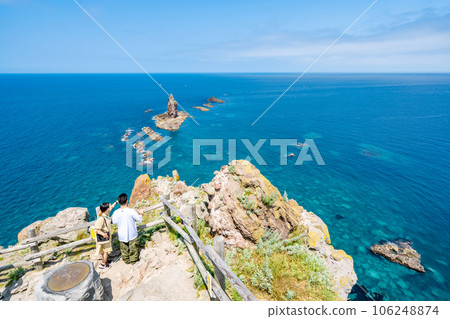 神威岬積丹半島神威岩石情侶 神威岬積丹半島神威岩石情侶 106248874