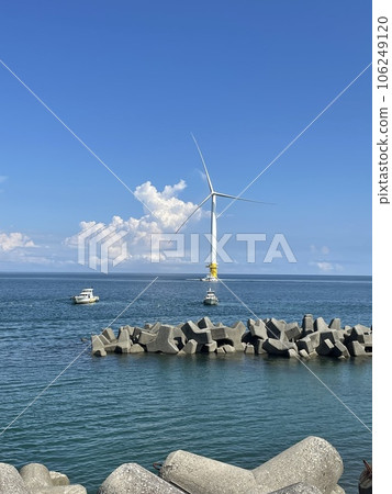 入前海上風電場周邊，等待開始運營 106249120