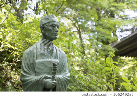 中尊寺 松尾芭蕉銅像 中尊寺 松尾芭蕉銅像 106249285