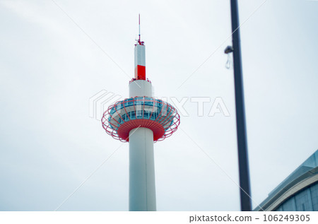 Kyoto Tower taken with an old lens Kyoto Tower taken with an old lens 106249305