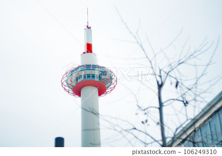 用舊鏡頭拍攝的京都塔 106249310