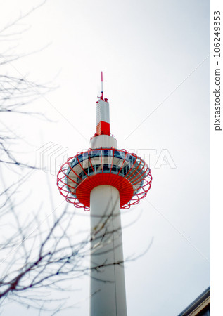 Kyoto Tower taken with an old lens Kyoto Tower taken with an old lens 106249353