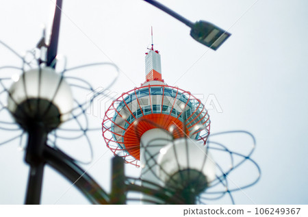 Kyoto Tower taken with an old lens Kyoto Tower taken with an old lens 106249367
