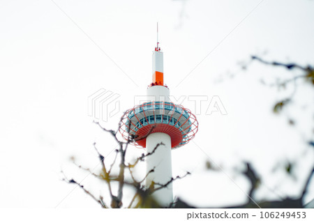 Kyoto Tower taken with an old lens Kyoto Tower taken with an old lens 106249453
