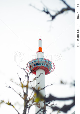 Kyoto Tower taken with an old lens Kyoto Tower taken with an old lens 106249454