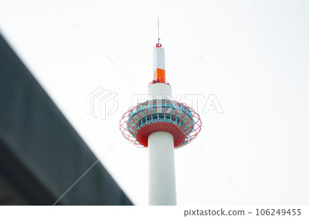 Kyoto Tower taken with an old lens Kyoto Tower taken with an old lens 106249455