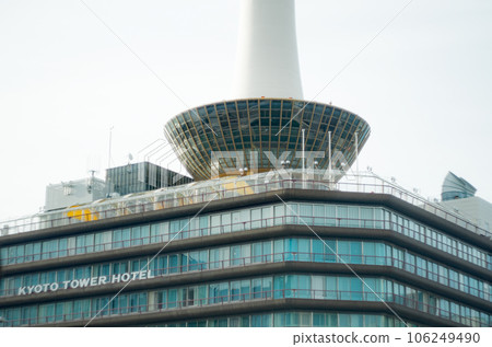 Kyoto Tower taken with an old lens Kyoto Tower taken with an old lens 106249490