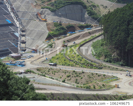 Nanma dam construction site Nanma dam construction site 106249675