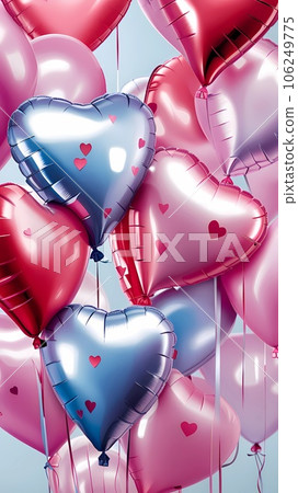 Mylar balloon texture background 106249775