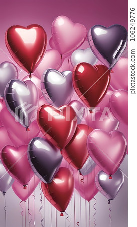 Mylar balloon texture background Mylar balloon texture background 106249776
