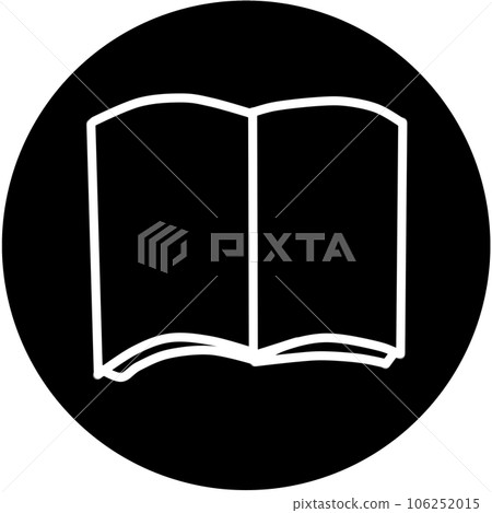 transparent line of book logo on black background transparent line of book logo on black background 106252015