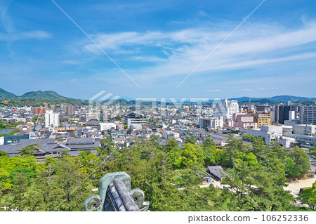 [從松江城眺望松江市] 島根縣松江市殿町 106252336