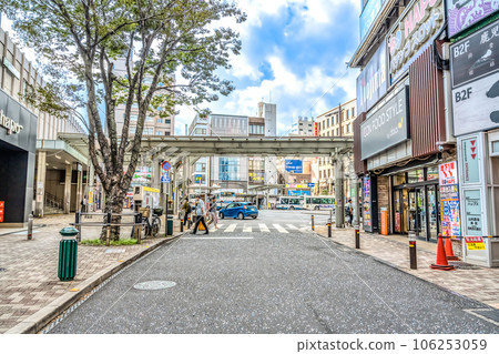 千葉縣市川市街景 市川站 千葉縣市川市街景 市川站 106253059