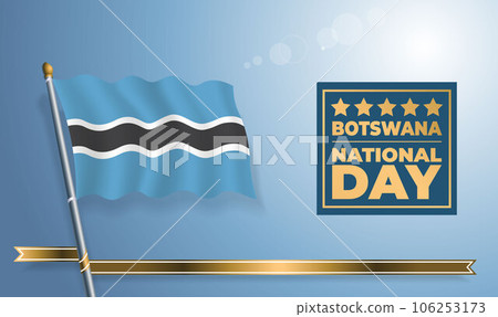 Botswana National Day, celebration template banner 106253173