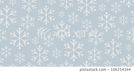 Paper volumetric snowflake seamless background Paper volumetric snowflake seamless background 106254164