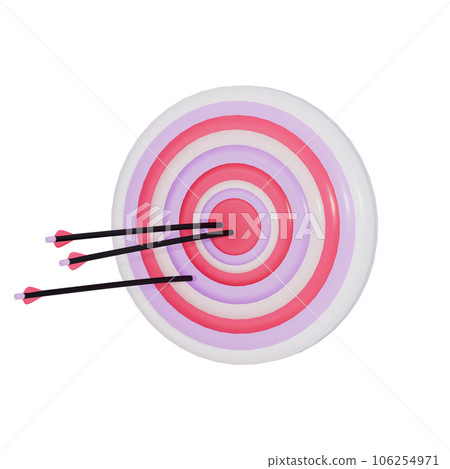 3d Sports darts board illustration 106254971