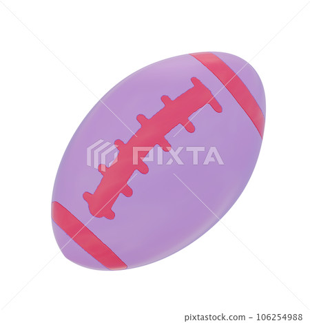 3d Sports rugby illustration 106254988