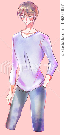 脾氣暴躁的男人臉紅出汗 脾氣暴躁的男人臉紅出汗 106255037