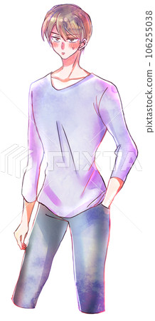 脾氣暴躁的男人臉紅出汗 脾氣暴躁的男人臉紅出汗 106255038
