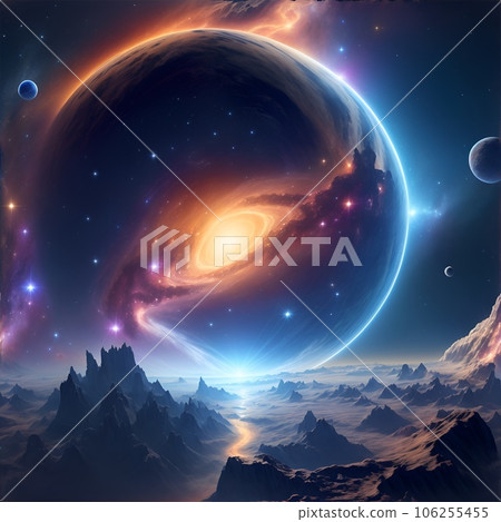 Birth of a new galaxy AI image 106255455