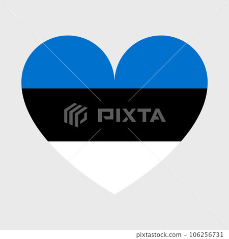 Estonia flag vector icons set of illustrations 106256731