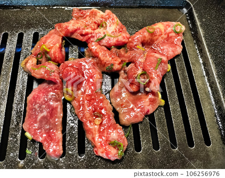 Grill meat on a yakiniku stove Grill meat on a yakiniku stove 106256976