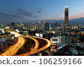 night of the Metropolitan Bangkok City downtown cityscape urban skyline  Thailand in December 2017 - Cityscape Bangkok city Thailand 106259166