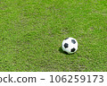 soccer field,football field , green grass background texture on the athletic stadium 106259173