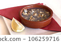 dish of shelled clams typical of Spain 106259716