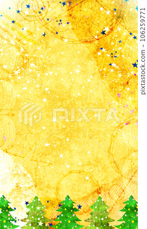 Christmas background material yellow color 106259771