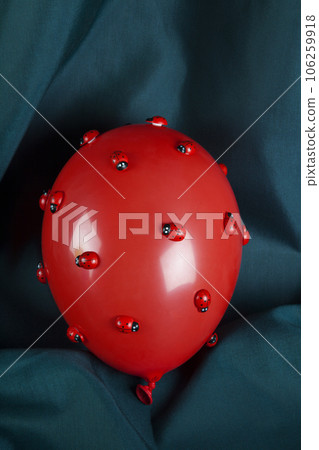 invasion red balloon ladybug invasion red balloon ladybug 106259918