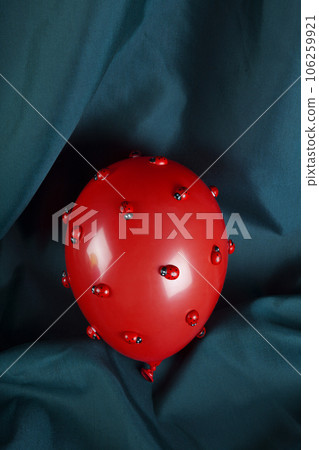invasion red balloon ladybug 106259921
