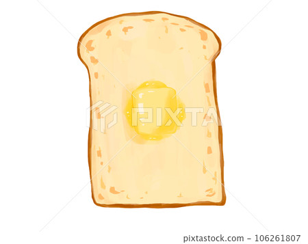 Toast, white bread, Yamagata, mountain food, butter, margarine, bread, breakfast, breakfast, morning, freshly baked bakery 106261807