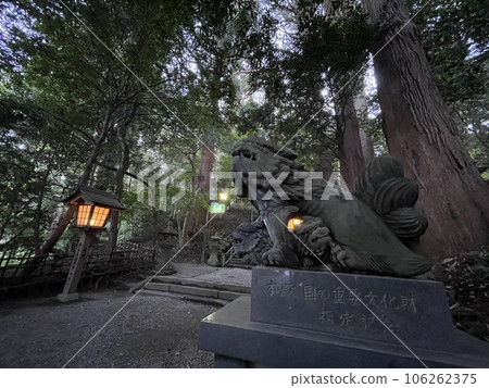 Komainu at Takachiho Shrine Komainu at Takachiho Shrine 106262375