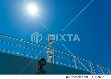 Sailing ship in the blue sky Sailing ship in the blue sky 106263392