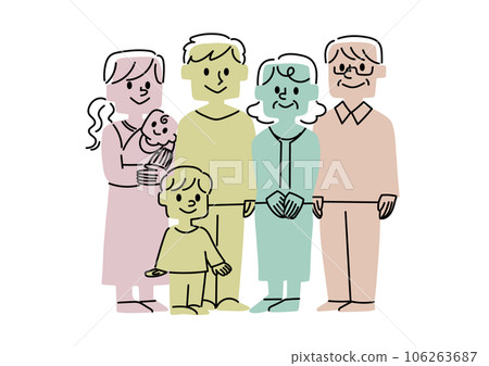 好朋友兩代家庭的插圖 106263687