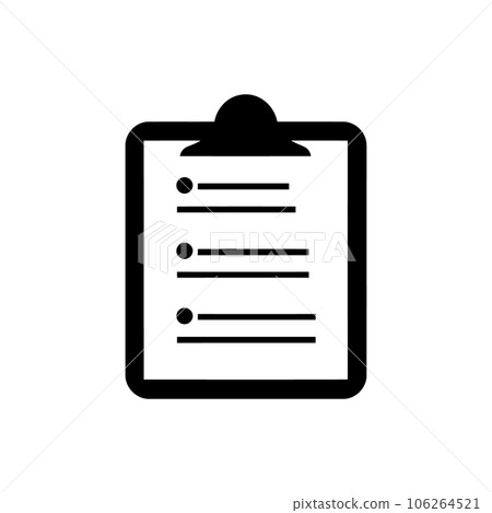 Checklist icon 106264521