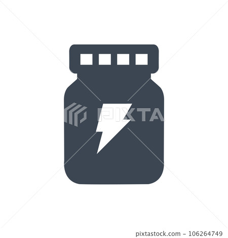 Fitness protein icon 106264749