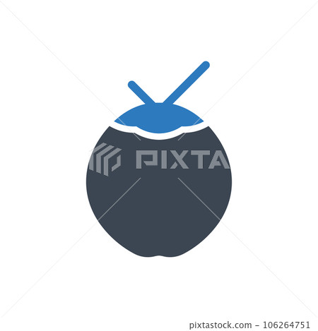 Coconut icon 106264751