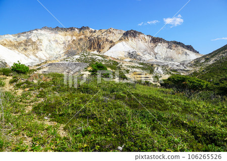 Looking at Mt. Esan from the crater parking lot of Esan Prefectural Natural Park 106265526