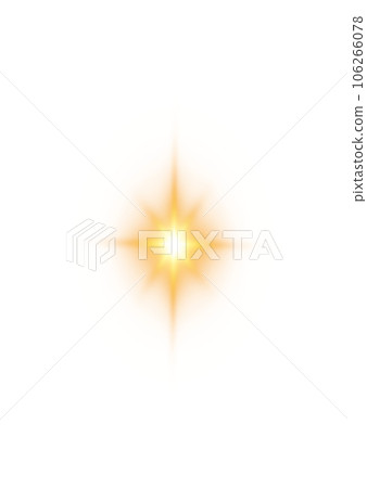 Golden star and sparks isolated on transparent background. Flares and sunbursts. Glowing light effects. PNG. Golden star and sparks isolated on transparent background. Flares and sunbursts. Glowing light effects. PNG. 106266078