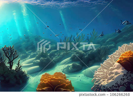 the image of Underwater Ocean Landscape 106266268
