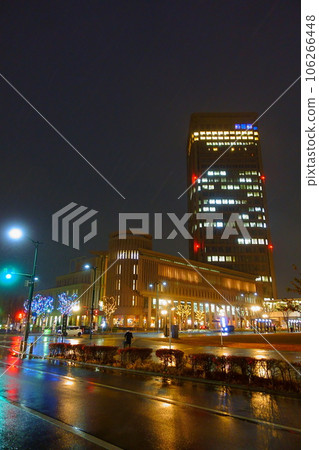 山形市七日町大道夜景 106266448